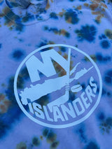 New York Islanders Tie Dye Sweatshirt, Islanders Crewneck, Hockey Sweater, Oversized Sweatshirt, Hockey Game Outfit, Oversized Tie Dye Sweatshirt, Pinterest Fall Fashion, Manifesting Daydreams 