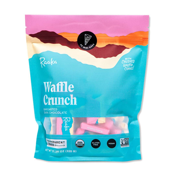 Waffle Crunch Mini Chocolate Bars • 40ct bag