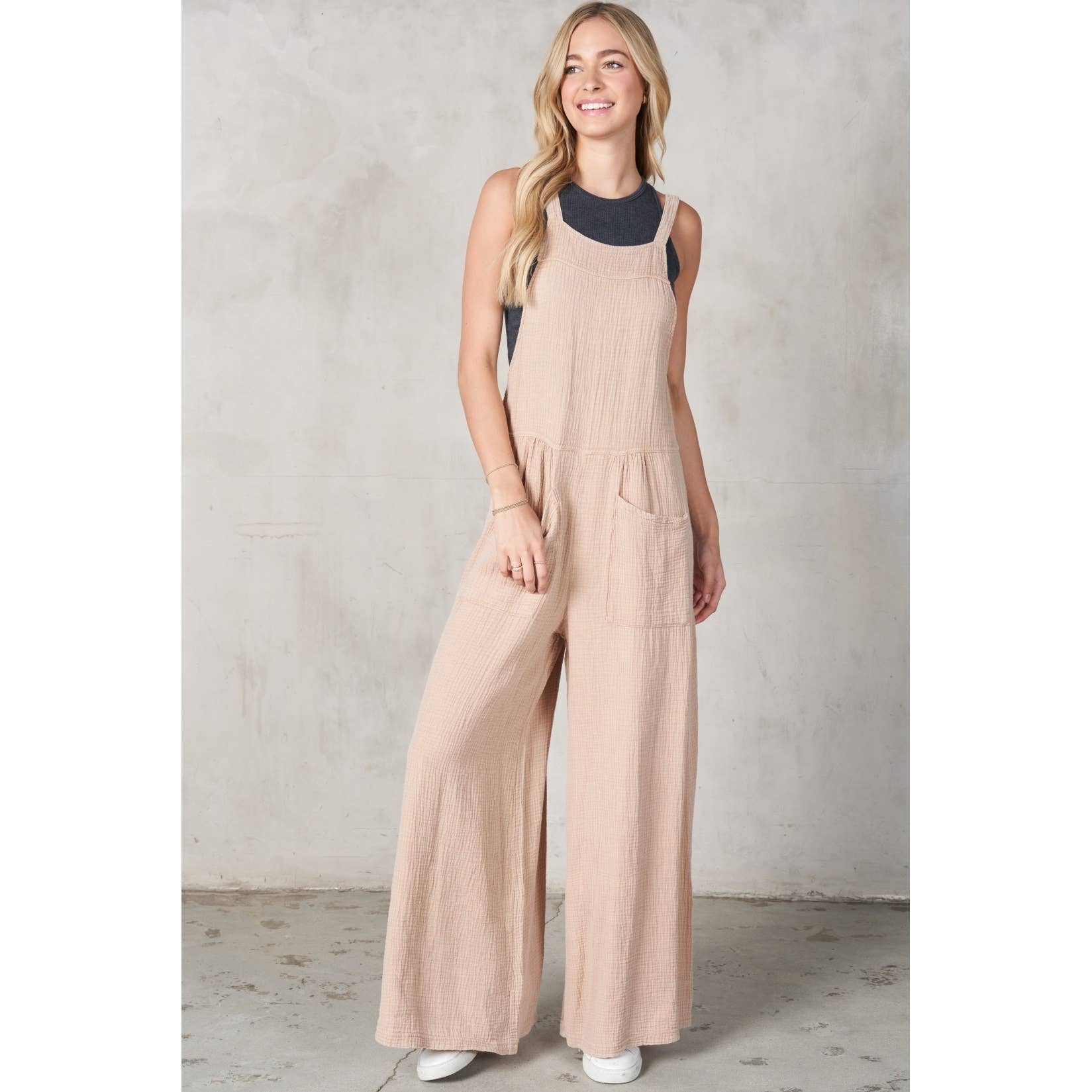ロンパース・カバーオール House on the Hill Jumpsuit Flower 60 House on the Hill Jumpsuit Flower 60