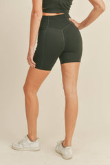 Park Ave Pocketed Biker Shorts