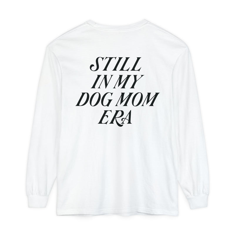Meet our "Still in My Dog Mom Era" long sleeve tee – because the dog mom magic never fades! 🐾✨ Celebrate your timeless dog mom era and let the world know