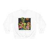 Intergalactic Friends Crewneck Sweatshirt, Retro Alien Sweater, Vintage Celestial Sweatshirt, Vintage Distressed Shirt, Vintage Outer Space Pullover, Retro Alien Cartoon Sweatshirt, Alien Lover Gift, Funny Gift For Stoner, Manifesting Daydreams