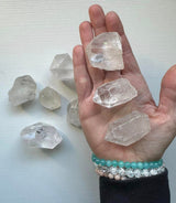 Large Clear Quartz Point • Clarity, Transformation, Amplification