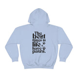 Show your love for all the four-legged friends!  This heartwarming hoodie celebrates the special bond we share with our furry companions. Whether you're a devoted pet parent or simply adore animals, wear this sweatshirt proudly to express the joy of pawsome companions. Spread the message of unconditional love and happiness!