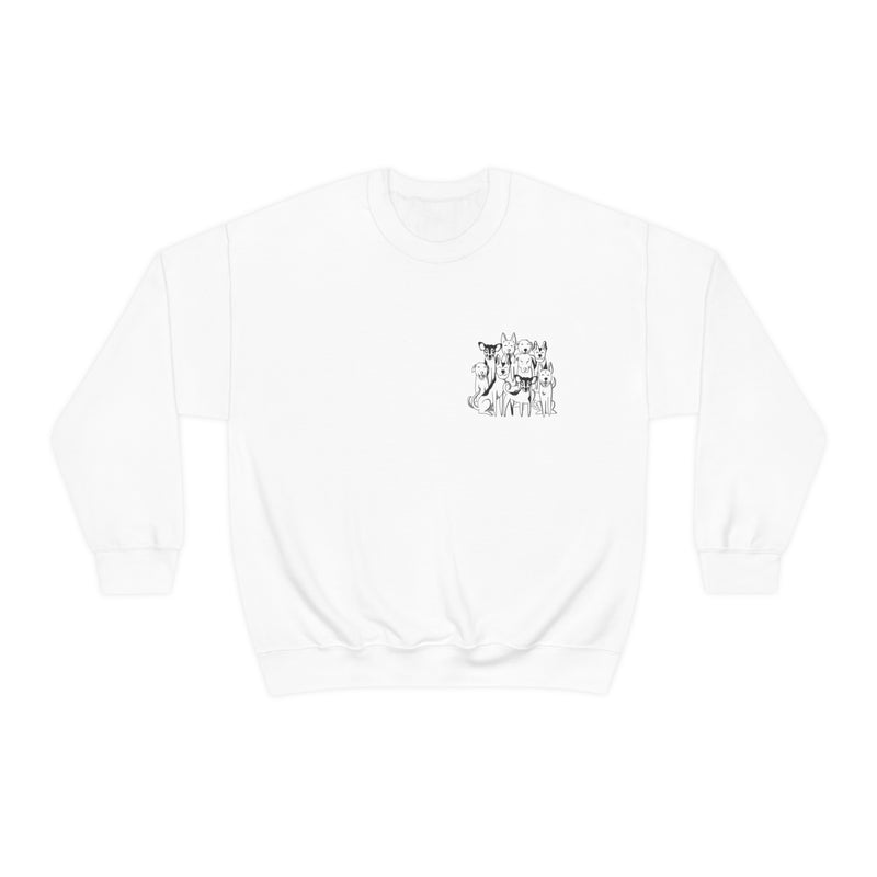 Tail Wagging Cute - Embrace your love for four legged friends with this playful and heartwarming pullover. Whether you're a dog lover or just looking to spread some pawsitivity, this shirt is a must-have addition to your wardrobe. Celebrate the joy of being with dogs and share your passion with our "Where The Dogs Are" sweatshirt!