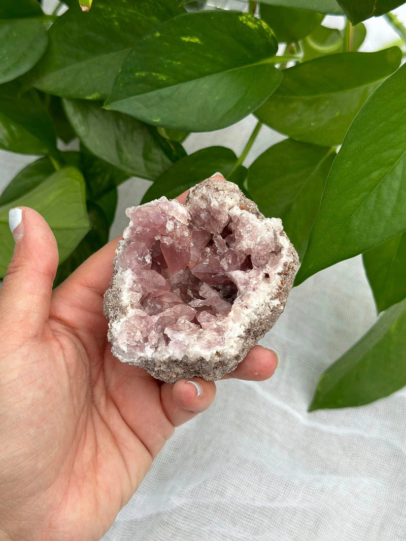 Pink Amethyst Cluster #2 • Love, Positivity, Emotional Healing