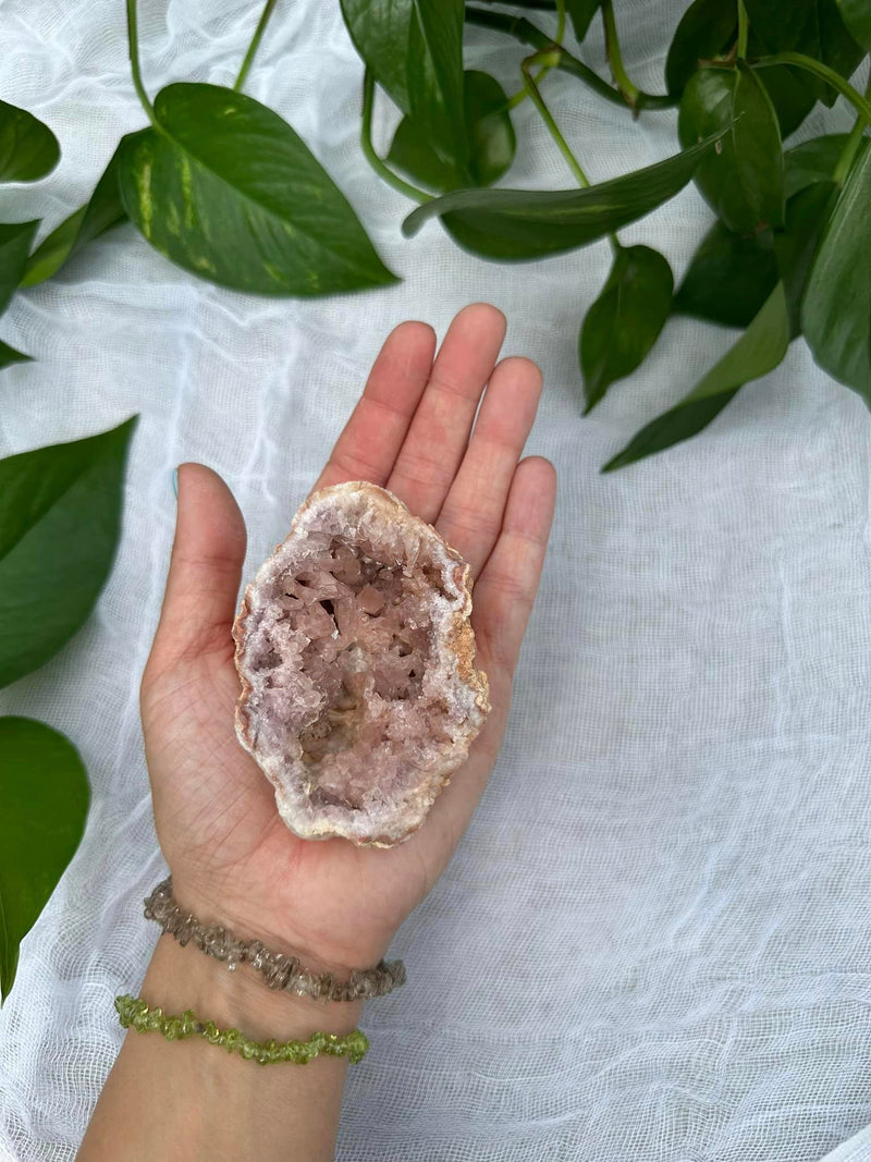 Pink Amethyst Cluster #9 • Love, Positivity, Emotional Healing