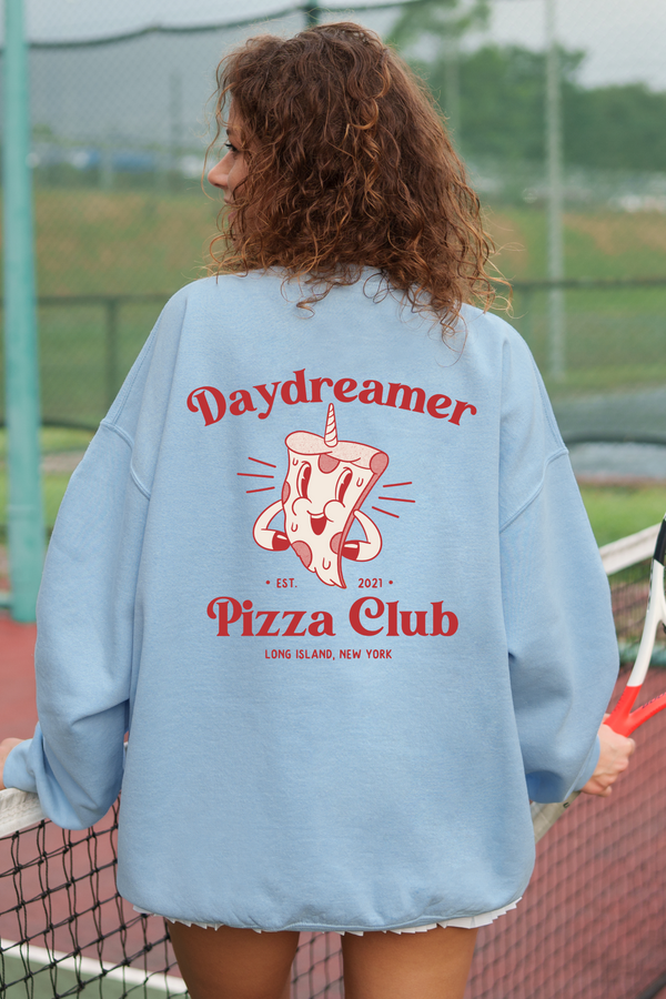 Daydreamer Pizza Club Crewneck Sweatshirt, Cute Pizza Shirt, Pizza Club Pullover, Long Island Pizza Shirt, Long Island New York Pizza Sweatshirt, Daydreamer Pullover, Pizza Club Sweatshirt, New York Pizza Club Shirt, Funny Pizza Shirt, New York Pizza Sweatshirt, Daydreamer Shirt, Long Island Pizza Sweatshirt, Beach Sweatshirt, Summer 2023 Sweatshirt, Manifesting Daydreams 