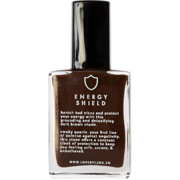 Energy Shield Nail Polish • Smoky Quartz