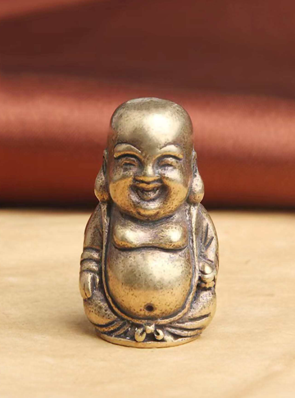 Mini Laughing Buddha Figure • Happiness, Abundance
