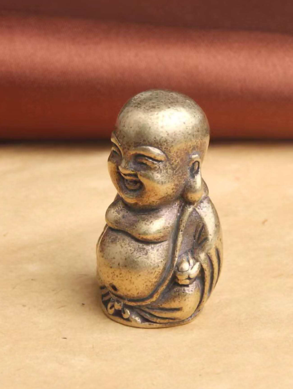 Mini Laughing Buddha Figure • Happiness, Abundance