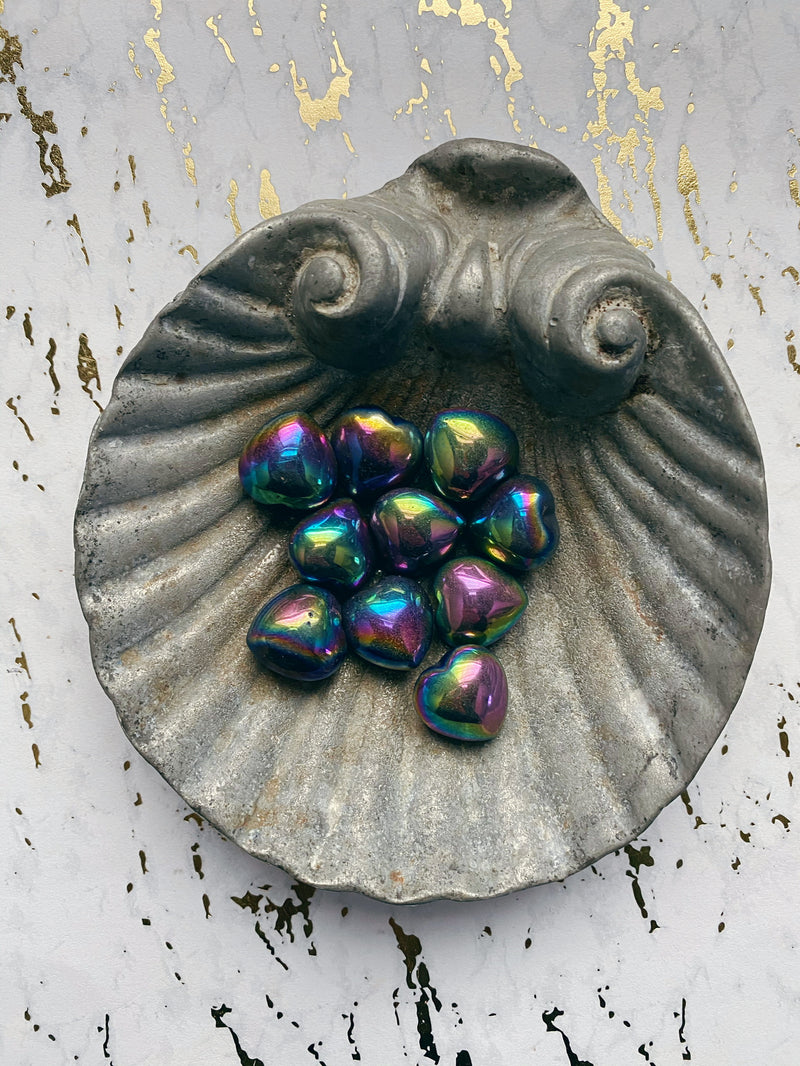 Titanium Aura Heart • Manifestation, Intuitive Development, Psychic Protection