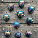 Titanium Aura Heart • Manifestation, Intuitive Development, Psychic Protection