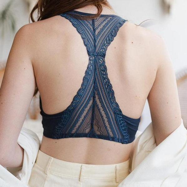 Cove Road Seamless Lace Bralette