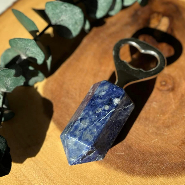 Sodalite Bottle Opener • Intuition, Logic, Clarity, Truth