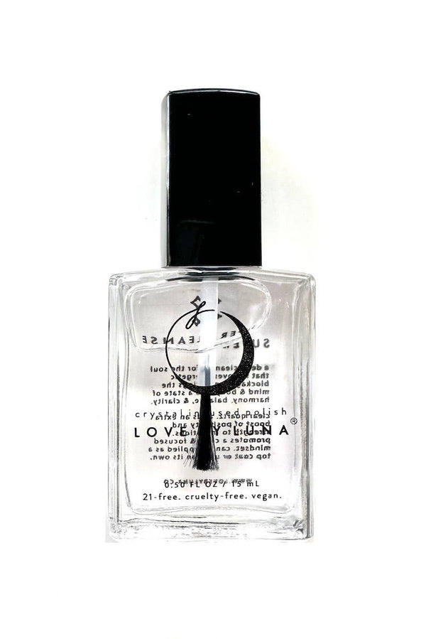 Super Cleanse Nail Polish • Clear Quartz