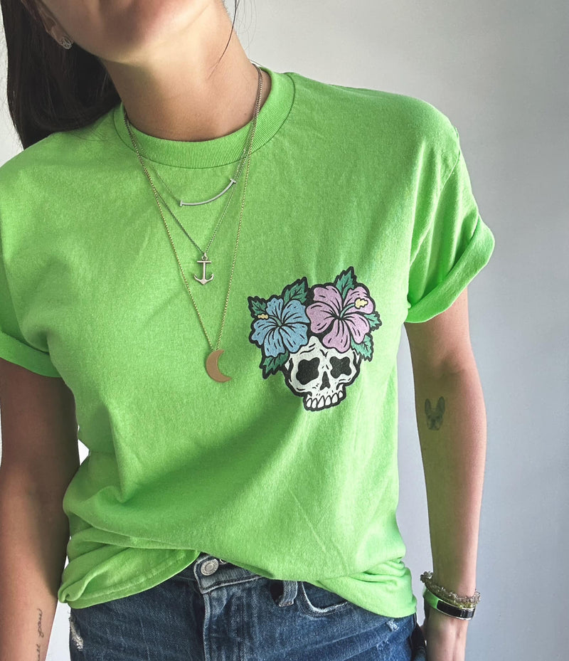 You Can't Grow In The Same Soil That Poisoned You Tee, Empowerment Shirt, Self Growth T-Shirt, Self Love Tee, Self Care Gift, Confidence Shirt, Floral Skull T-Shirt, Flower Skull Shirt, Growth Tee, Manifesting Daydreams