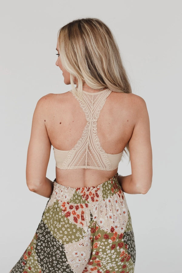 Cove Road Seamless Lace Bralette