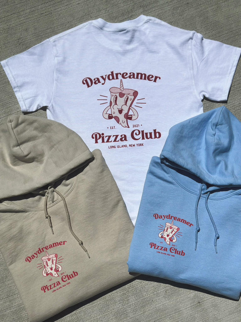 Daydreamer Pizza Club Tee, Cute Pizza Shirt, Pizza Club T-Shirt, Long Island Pizza Shirt, Long Island New York Pizza Crewneck T-Shirt, Daydreamer Shirt, Pizza Club Tee, New York Pizza Club Shirt, Funny Pizza Shirt, New York Pizza Shirt, Daydreamer Shirt, Long Island Pizza T-Shirt, Beach T-Shirt, Summer 2023 Shirt, Manifesting Daydreams 