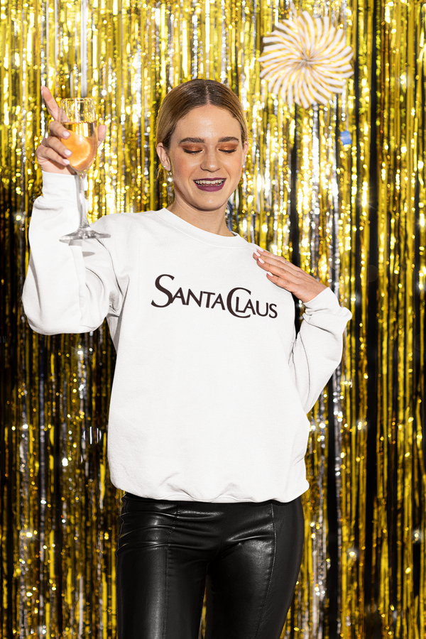 Upgrade your festive wardrobe with the 'Santa Claus' Sweatshirt! 🎅 Chic, cozy, and a timeless staple, this unisex crewneck is your ticket to a stylish and merry holiday season. Perfect for all your Christmas celebrations. Grab yours now!