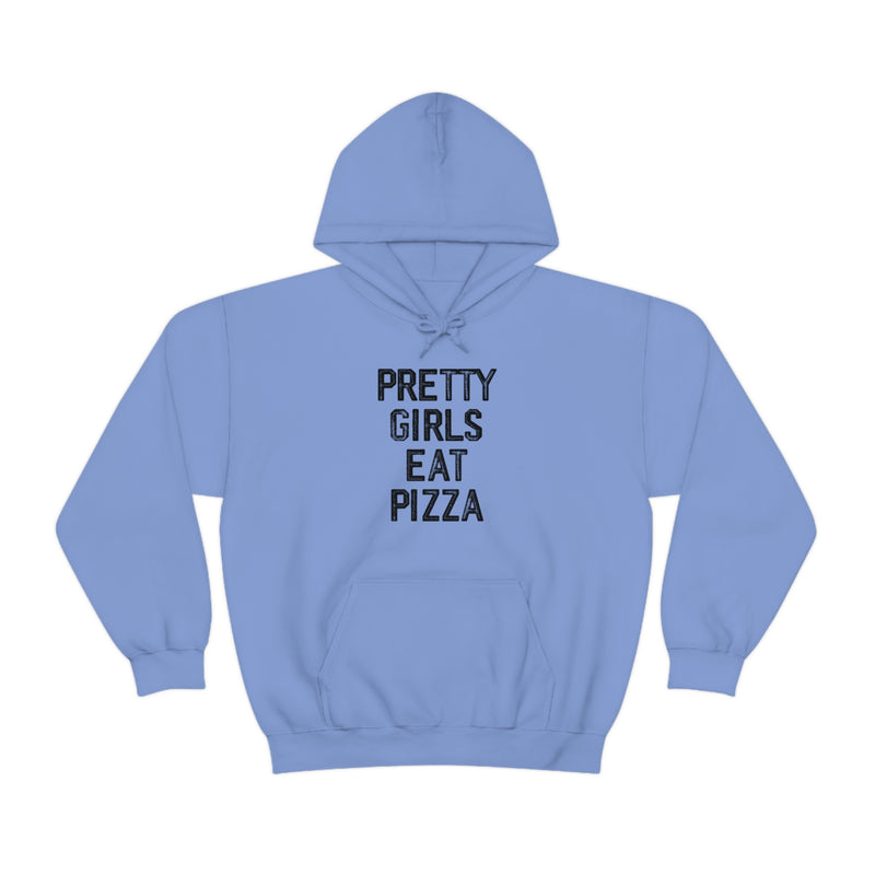 Pretty Girls Eat Pizza Hooded Sweatshirt, Unique Pizza Hoodie, Pizza Lover Sweater, Retro Pizza Hoodie, Unique Pizza Gift, Boutique Pizza Sweatshirt, Pizza Bachelorette Hoodie Sweatshirt, Montauk Beach Vacation Sweatshirt, Manifesting Daydreams