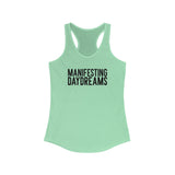 Manifesting Daydreams Racerback Tank Top, Staple Brand Tank, Branded Shirt, Brand Name Tank Top, Long Island Small Business, Manifest Your Dreams Gift, Manifesting Daydreams