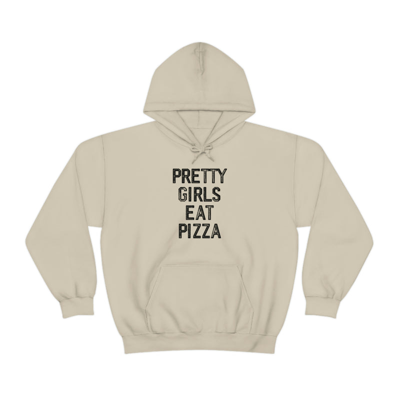 Pretty Girls Eat Pizza Hooded Sweatshirt, Unique Pizza Hoodie, Pizza Lover Sweater, Retro Pizza Hoodie, Unique Pizza Gift, Boutique Pizza Sweatshirt, Pizza Bachelorette Hoodie Sweatshirt, Montauk Beach Vacation Sweatshirt, Manifesting Daydreams