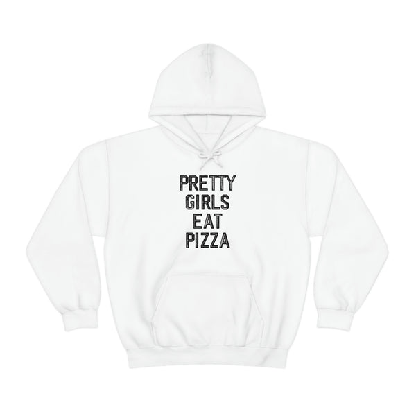 Pretty Girls Eat Pizza Hooded Sweatshirt, Unique Pizza Hoodie, Pizza Lover Sweater, Retro Pizza Hoodie, Unique Pizza Gift, Boutique Pizza Sweatshirt, Pizza Bachelorette Hoodie Sweatshirt, Montauk Beach Vacation Sweatshirt, Manifesting Daydreams