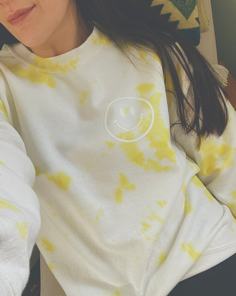 Lemon Women's Sweatshirt - Tie Dye Clothing | Manifesting Daydreams