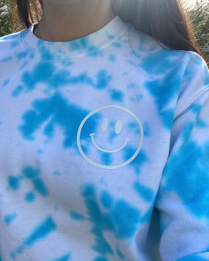 Aqua Blue Sweatshirt - Unique Statement Apparel | Manifesting Daydreams