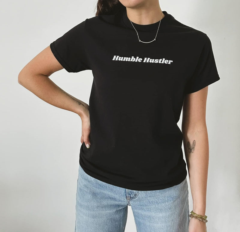 Humble Hustler Crewneck Shirt, Retro Small Business T-Shirt, Vintage Distressed Tee, Small Business Owner Shirt, Shop Small T-Shirt, Hustle T-Shirt, Manifesting Daydreams