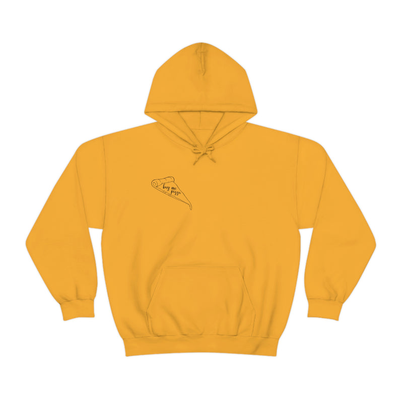 Buy Me Pizza Hooded Sweatshirt, Pizza Hoodie, Funny Pizza Sweatshirt, Best Pizza Gift, Cute Pizza Sweatshirt, I Love Pizza Pullover, Retro Pizza Hoodie, Manifesting Daydreams