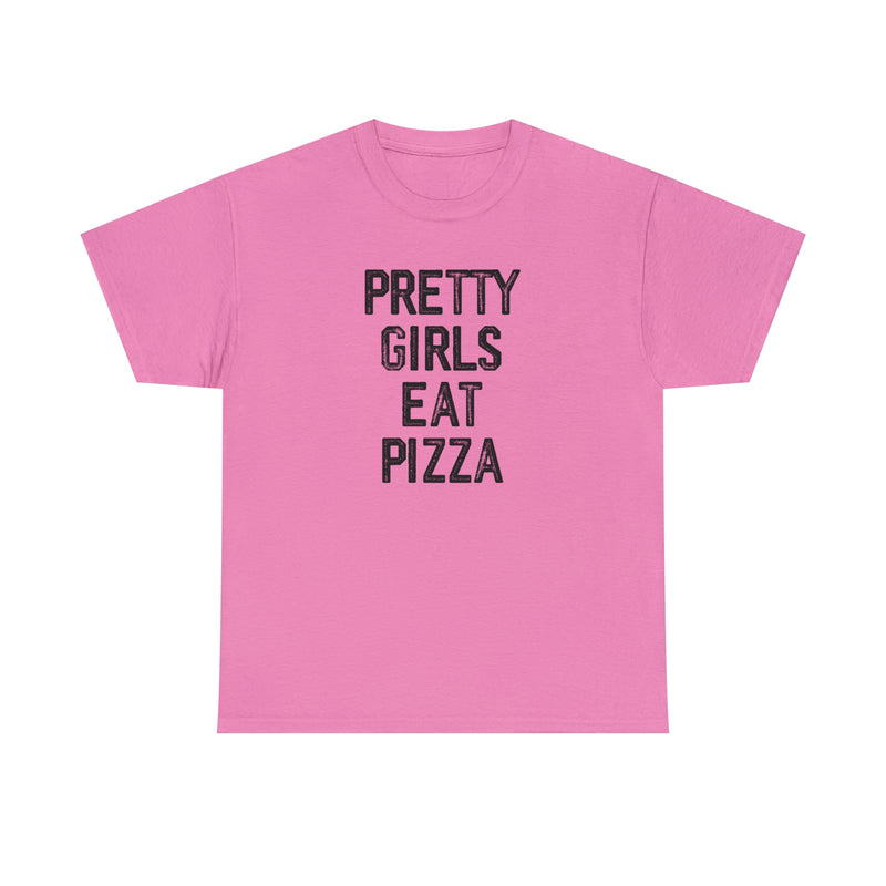  Womens Pizza Print Short Sleeve Oversized T Shirt