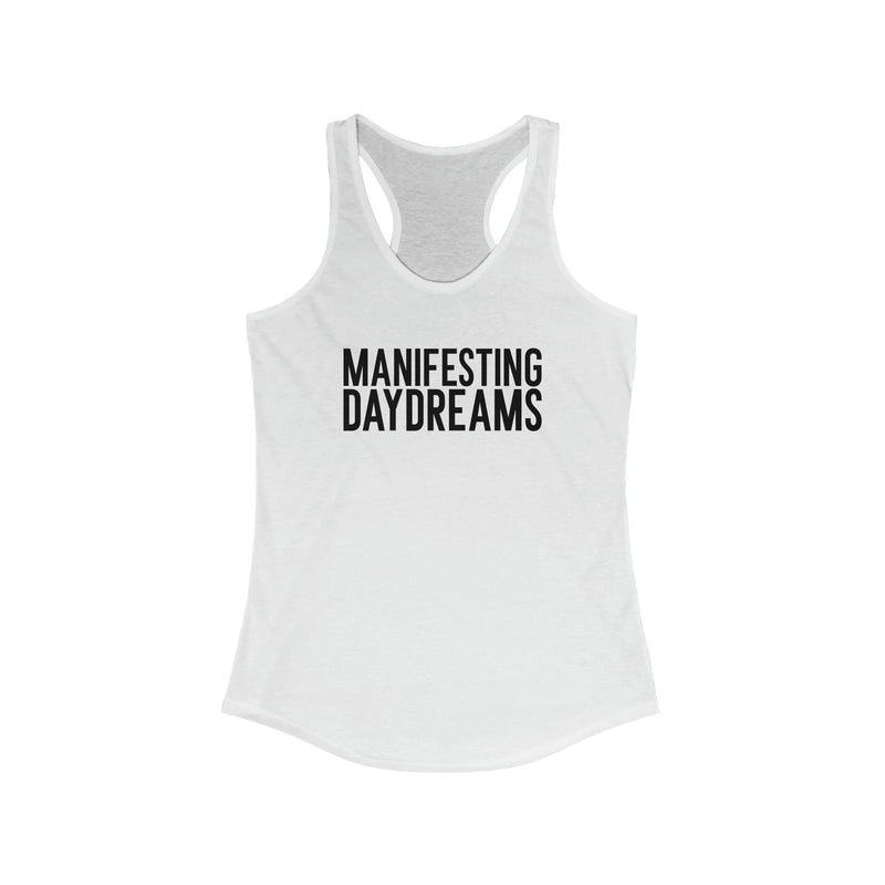 Manifesting Daydreams Racerback Tank Top, Staple Brand Tank, Branded Shirt, Brand Name Tank Top, Long Island Small Business, Manifest Your Dreams Gift, Manifesting Daydreams