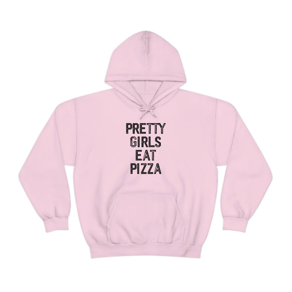 Pretty Girls Eat Pizza Hooded Sweatshirt, Unique Pizza Hoodie, Pizza Lover Sweater, Retro Pizza Hoodie, Unique Pizza Gift, Boutique Pizza Sweatshirt, Pizza Bachelorette Hoodie Sweatshirt, Montauk Beach Vacation Sweatshirt, Manifesting Daydreams